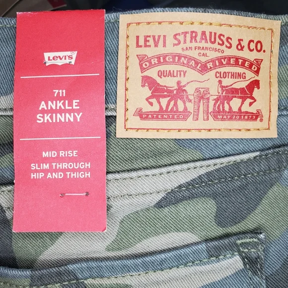 LEVI'S camo skinny Jeans - Picture 4 of 16